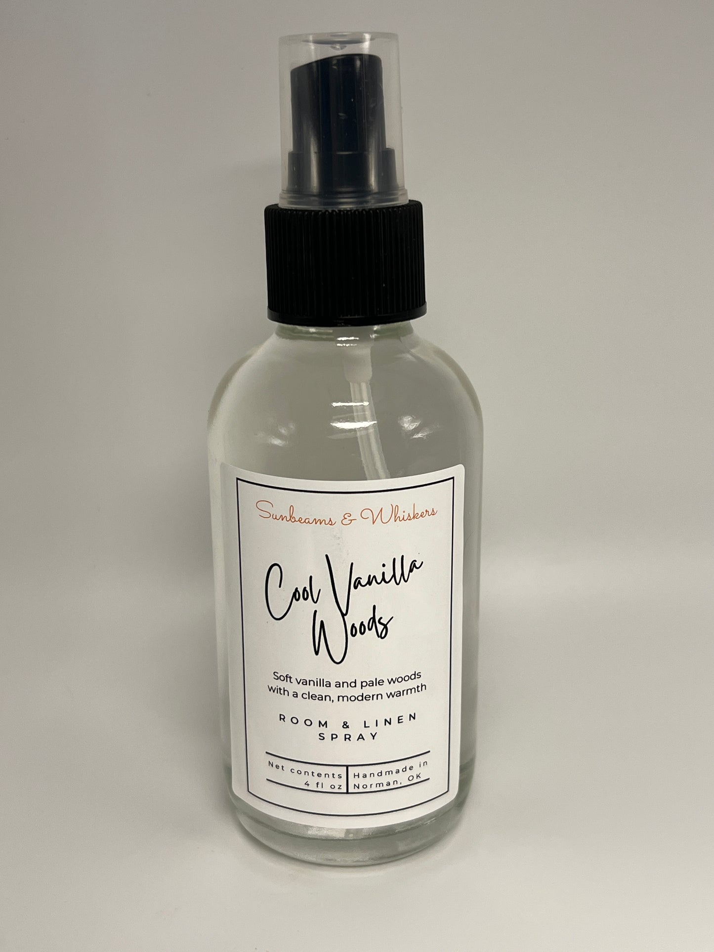 Cool Vanilla Woods Room & Linen Spray
