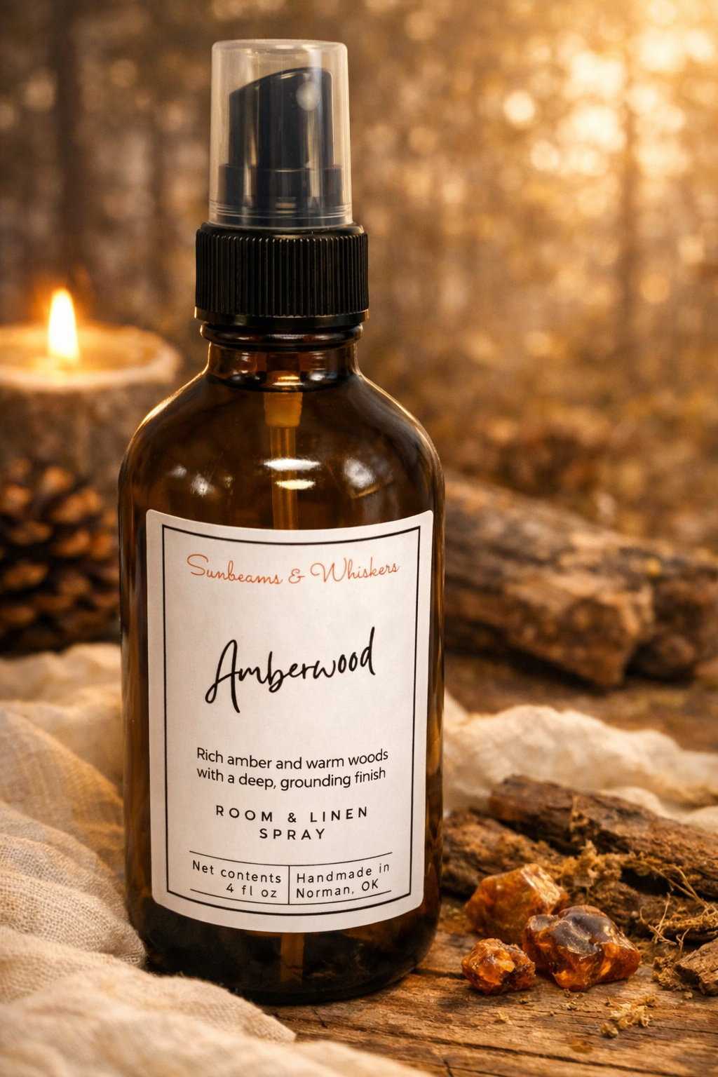 Amberwood Room & Linen Spray
