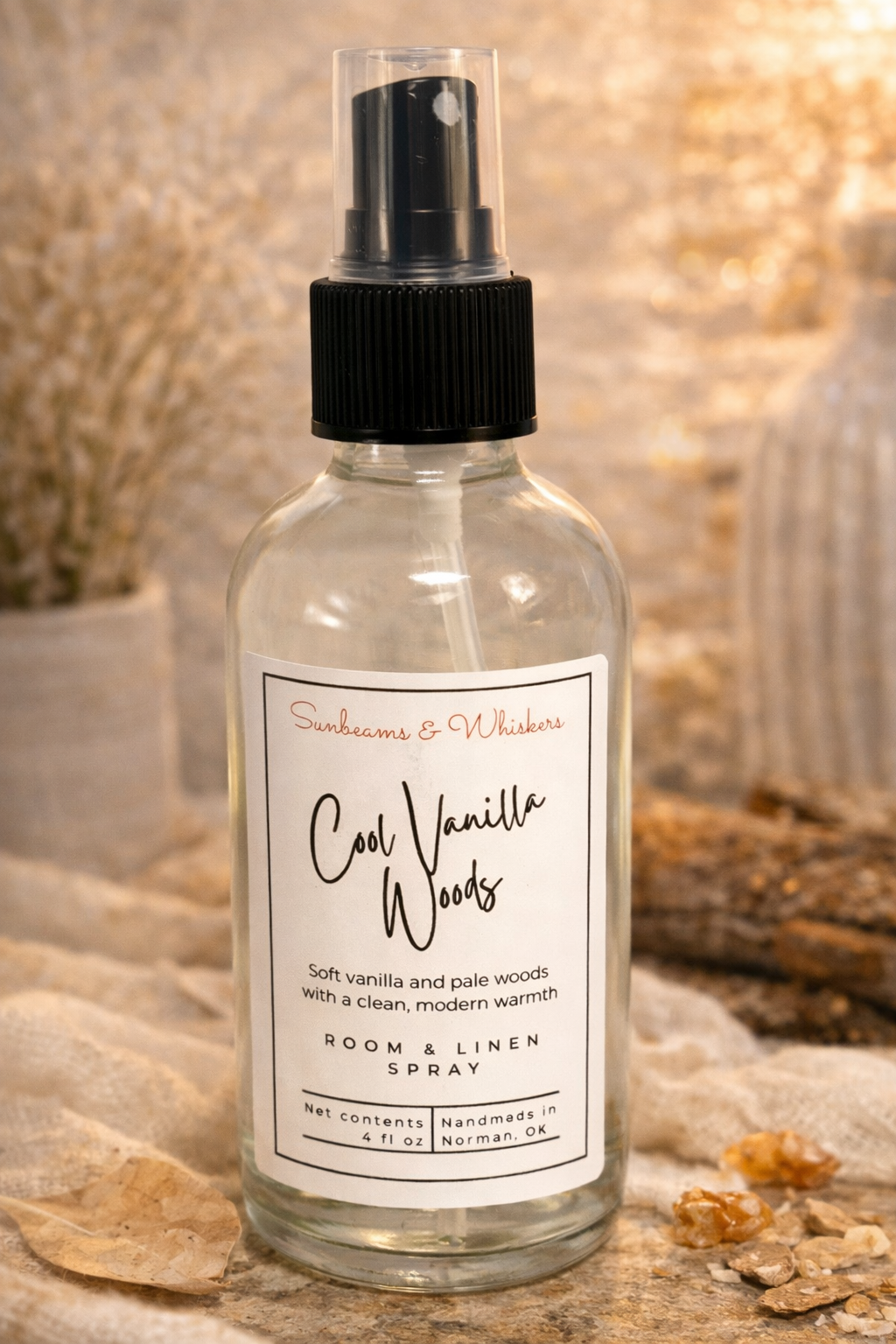 Cool Vanilla Woods Room & Linen Spray