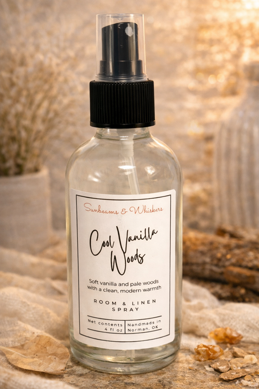 Cool Vanilla Woods Room & Linen Spray